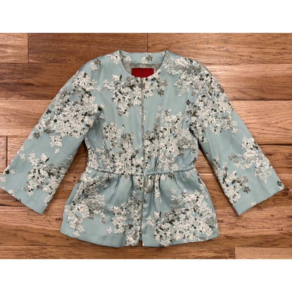 Moncler Gamme Rouge GIUBBOTTO ORTIE Floral Jacket Full Zip Women's 2 Medium